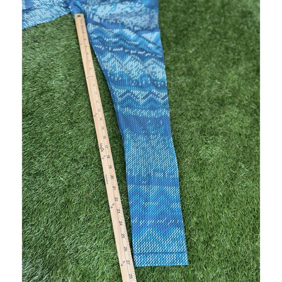 Nike Pro Dri Fit Leggings Women’s Large Blue Green - Picture 6 of 7